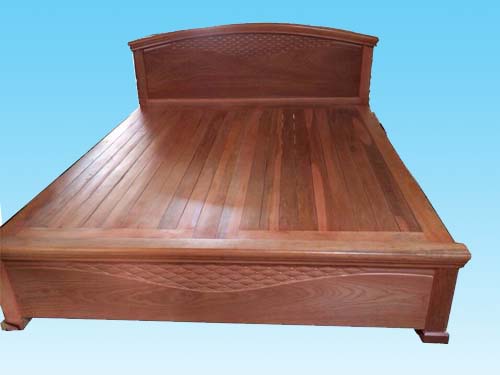 Mẫu giường ngủ gỗ xoan đào mẫu mới nhất
